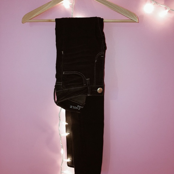 American Eagle Dark Wash Jeggings - Picture 2 of 5
